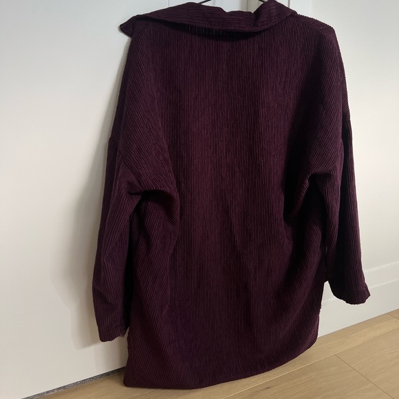 Zara Purple Oversized button up - Picture 10 of 11